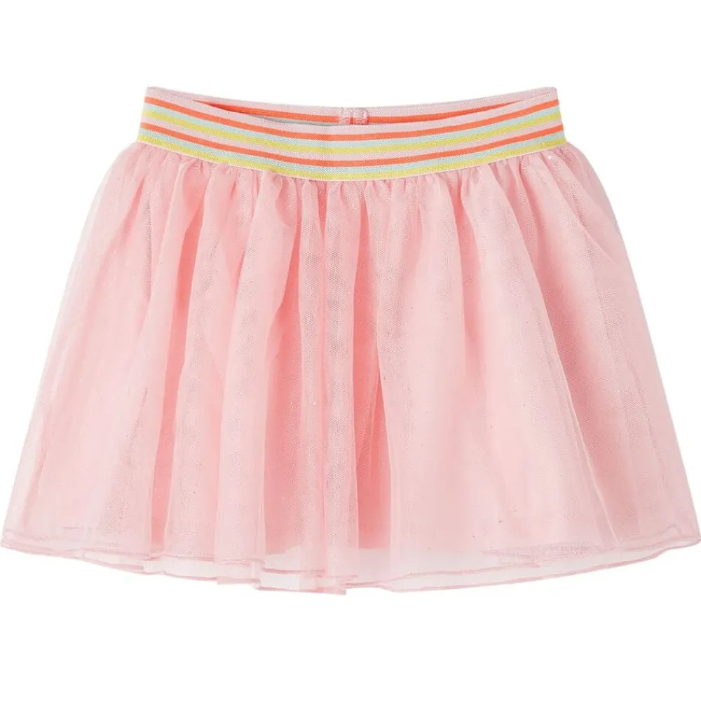 vidaXL Ropa Y Accesorios-Falda infantil con tul rosa claro 92