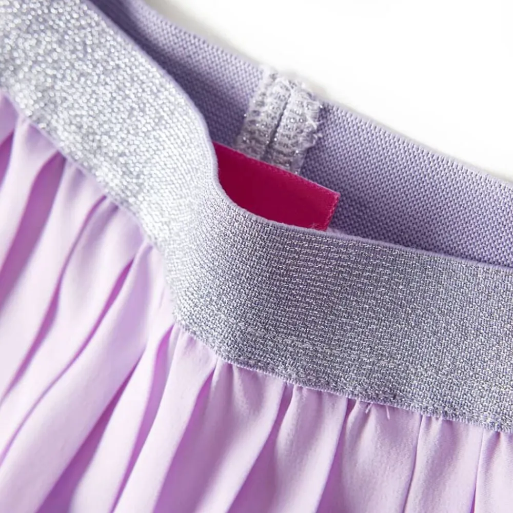 vidaXL Falda plisada infantil color 104 Lila Sale
