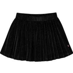 vidaXL Ropa Y Accesorios-Falda plisada infantil lúrex negro 92