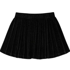 vidaXL Ropa Y Accesorios-Falda plisada infantil lúrex negro 92