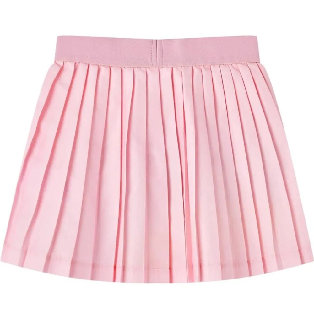 vidaXL Ropa Y Accesorios-Falda plisada infantil rosa claro 92