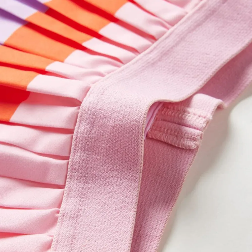 vidaXL Ropa Y Accesorios-Falda plisada infantil rosa claro 92