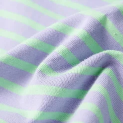 vidaXL Falda recta infantil con rayas brillante 116 Menta Clearance