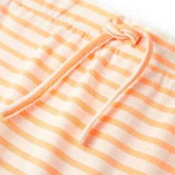 vidaXL Falda recta infantil con rayas fluorescente 128 Naranja Discount