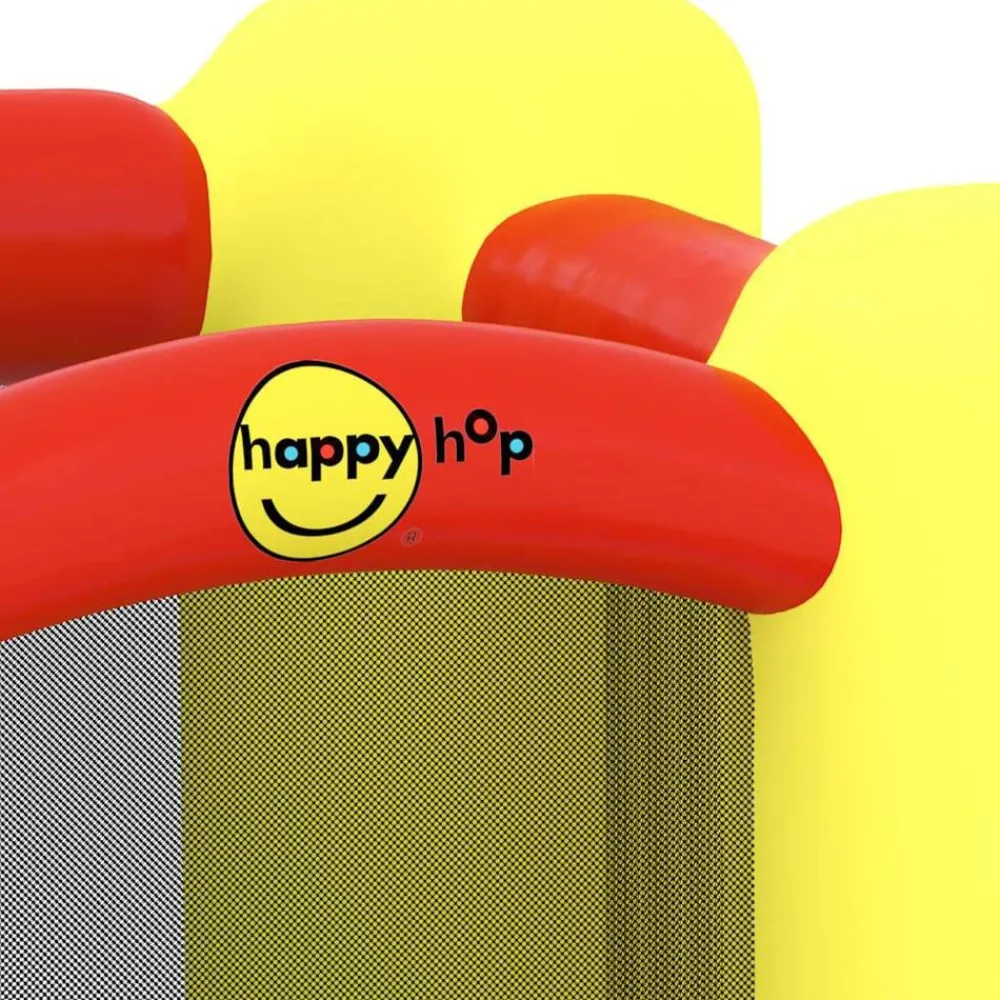 Happy Hop Estructuras Para Juegos Al Aire Libre-Castillo hinchable con tobogán y piscina 280x319x211 cm