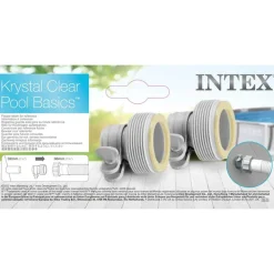INTEX Piscina Y Spa-Adaptadores B 2 uds para mangueras 32 mm a 38 mm