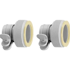 INTEX Adaptadores B 2 unidades para mangueras de 32 mm a 38 mm Hot