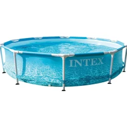 INTEX Piscina Y Spa-Beachsidede Piscina con estructura de metal 305x76 cm