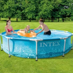 INTEX Piscina Y Spa-Beachsidede Piscina con estructura de metal 305x76 cm