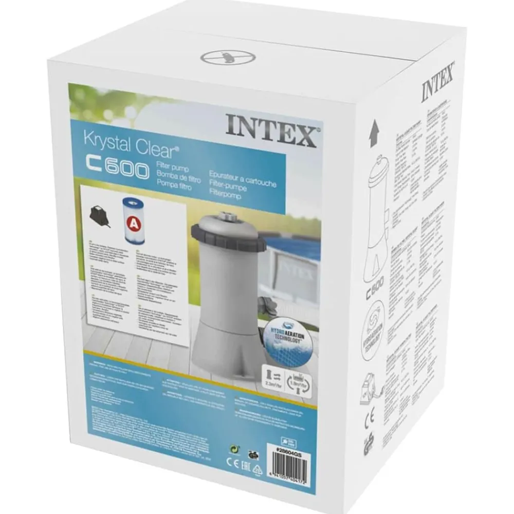 INTEX Bomba de filtro de cartucho 2271 L/h 28604GS