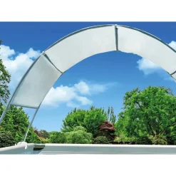 INTEX Piscina Y Spa-Capota de piscina gris claro