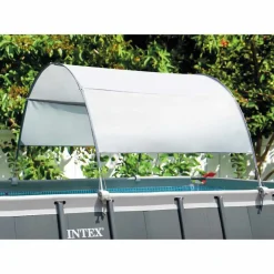 INTEX Piscina Y Spa-Capota de piscina gris claro