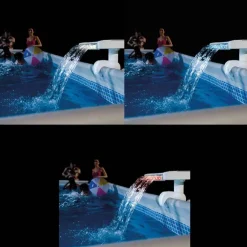 INTEX Cascada de piscina LED multicolor Best