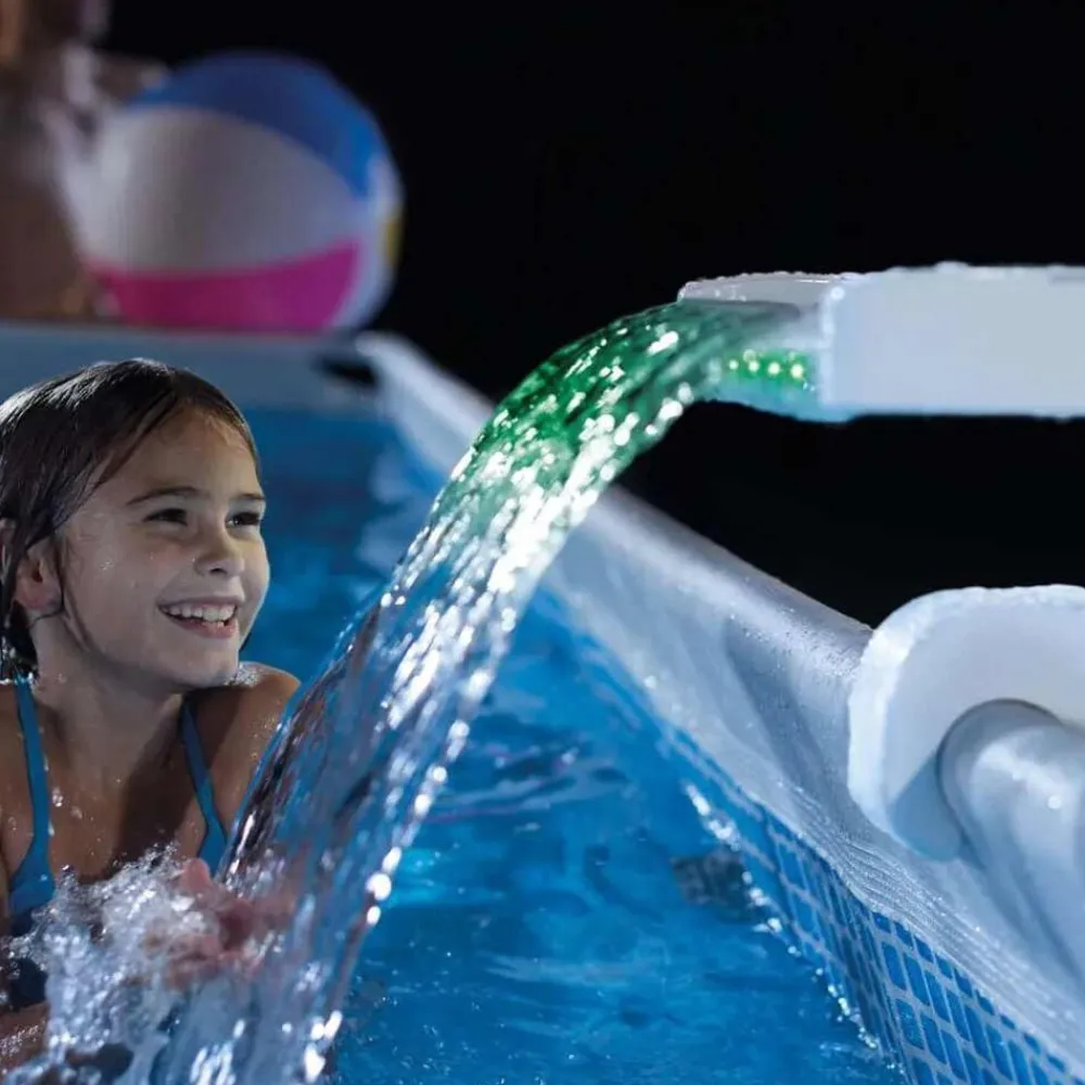 INTEX Cascada de piscina LED multicolor Best
