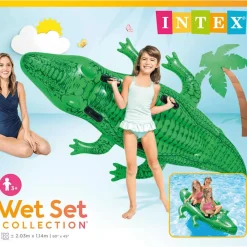 INTEX Cocodrilo gigante Ride-On 203x114 cm Best