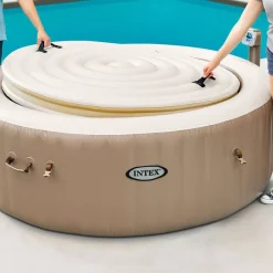 INTEX Piscina Y Spa-Cubierta de bañera de hidromasaje de bajo consumo