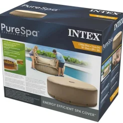 INTEX Piscina Y Spa-Cubierta de bañera de hidromasaje de bajo consumo
