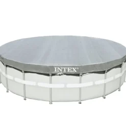 INTEX Piscina Y Spa-Cubierta de piscina Deluxe redonda 488 cm 28040