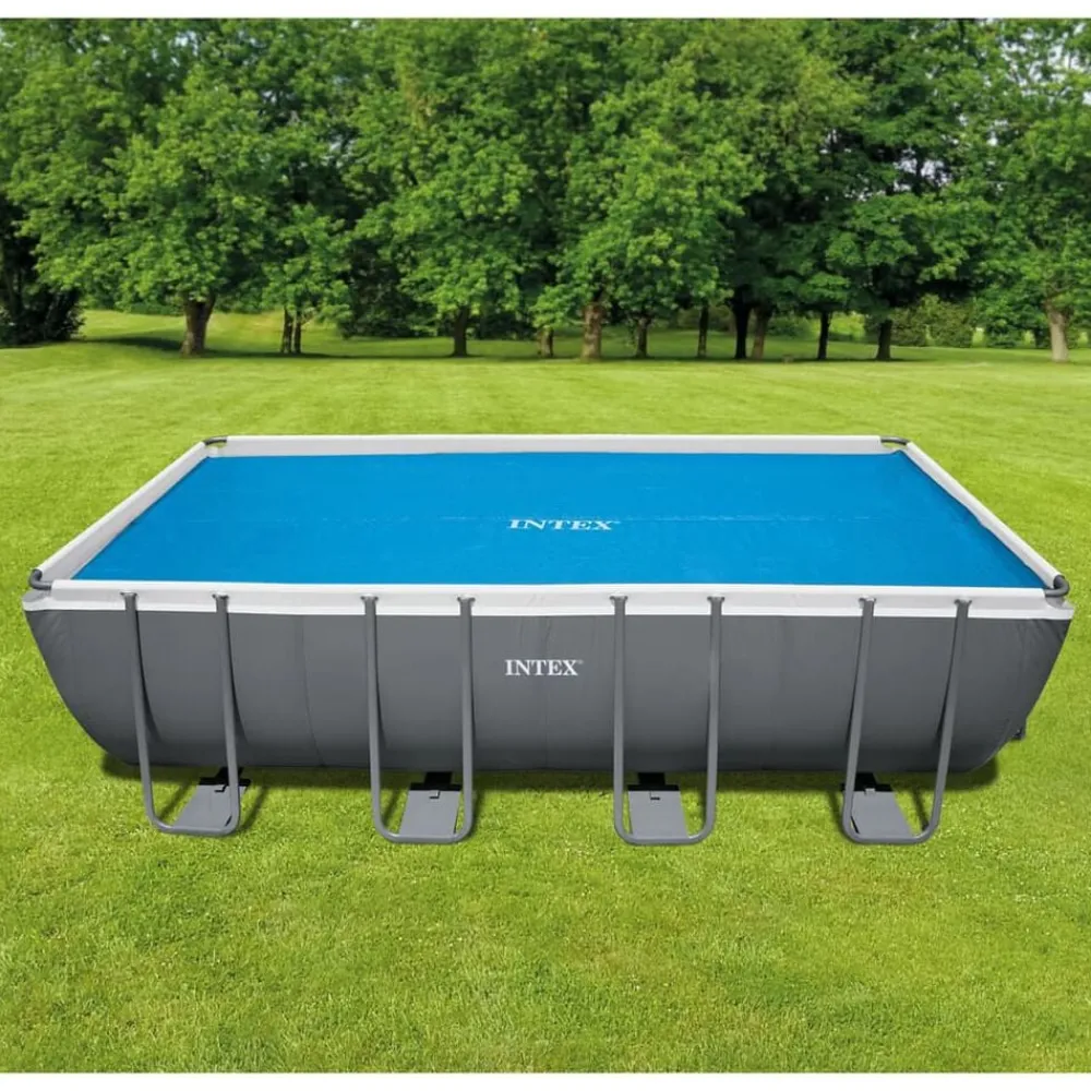 INTEX Cubierta de piscina solar de polietileno azul 538x253 cm Outlet