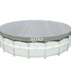 INTEX Cubierta de piscina Deluxe redonda 488 cm New
