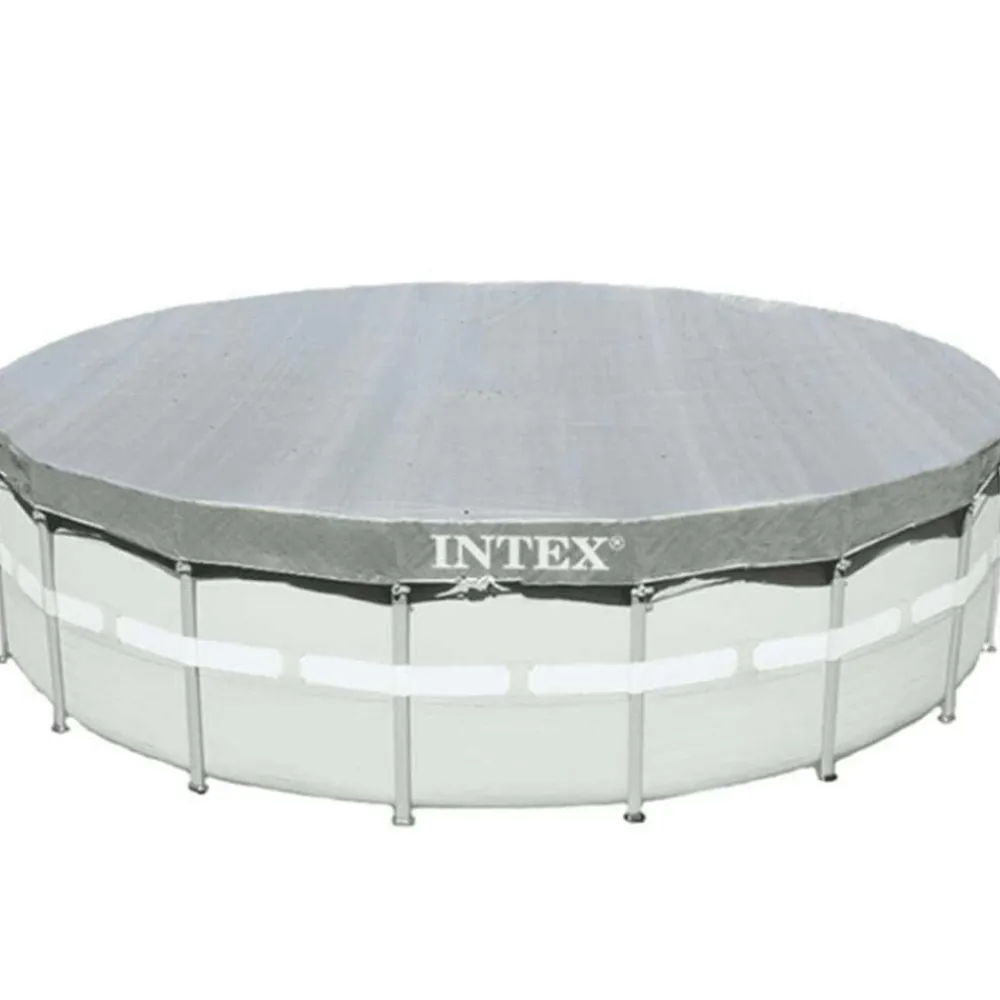 INTEX Cubierta de piscina Deluxe redonda 488 cm New