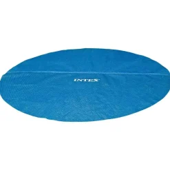 INTEX Piscina Y Spa-Cubierta de piscina solar polietileno azul 538 cm