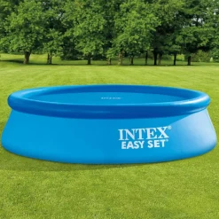 INTEX Piscina Y Spa-Cubierta de piscina solar de polietileno azul 290 cm