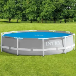 INTEX Piscina Y Spa-Cubierta de piscina solar polietileno azul 290 cm