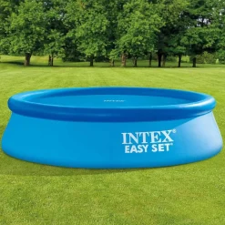 INTEX Piscina Y Spa-Cubierta de piscina solar polietileno azul 290 cm