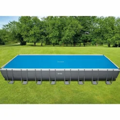 INTEX Cubierta de piscina solar polietileno azul 960x466 cm Sale