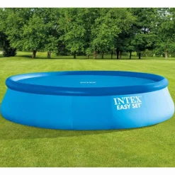 INTEX Piscina Y Spa-Cubierta solar de piscina redonda 488 cm