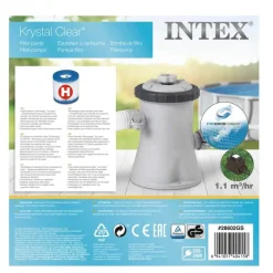 INTEX Depuradora de cartucho 1250 L/h