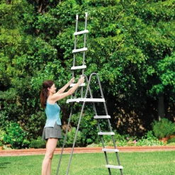 INTEX Escalera de seguridad para piscina 5 peldaños 132 cm Outlet