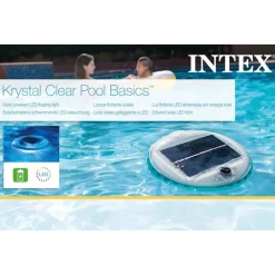 INTEX Iluminación-Lámpara LED solar flotante para piscina