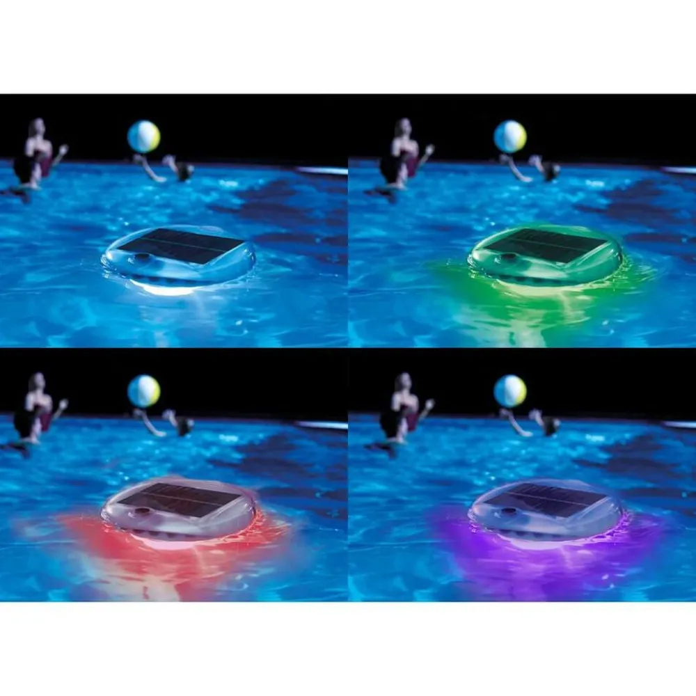 INTEX Luz de piscina flotante LED con energía solar Best