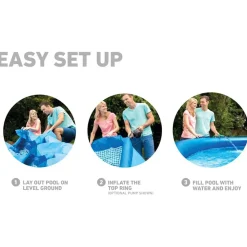 INTEX Piscina con sistema de filtro Easy Set 457x84 cm Hot