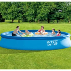 INTEX Piscina Y Spa-Piscina Easy Set con sistema de filtro 457x84 cm