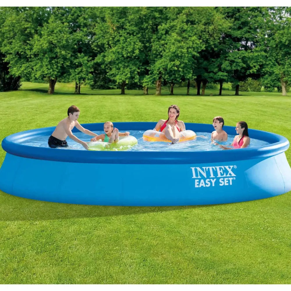 INTEX Piscina Y Spa-Piscina Easy Set con sistema de filtro 457x84 cm