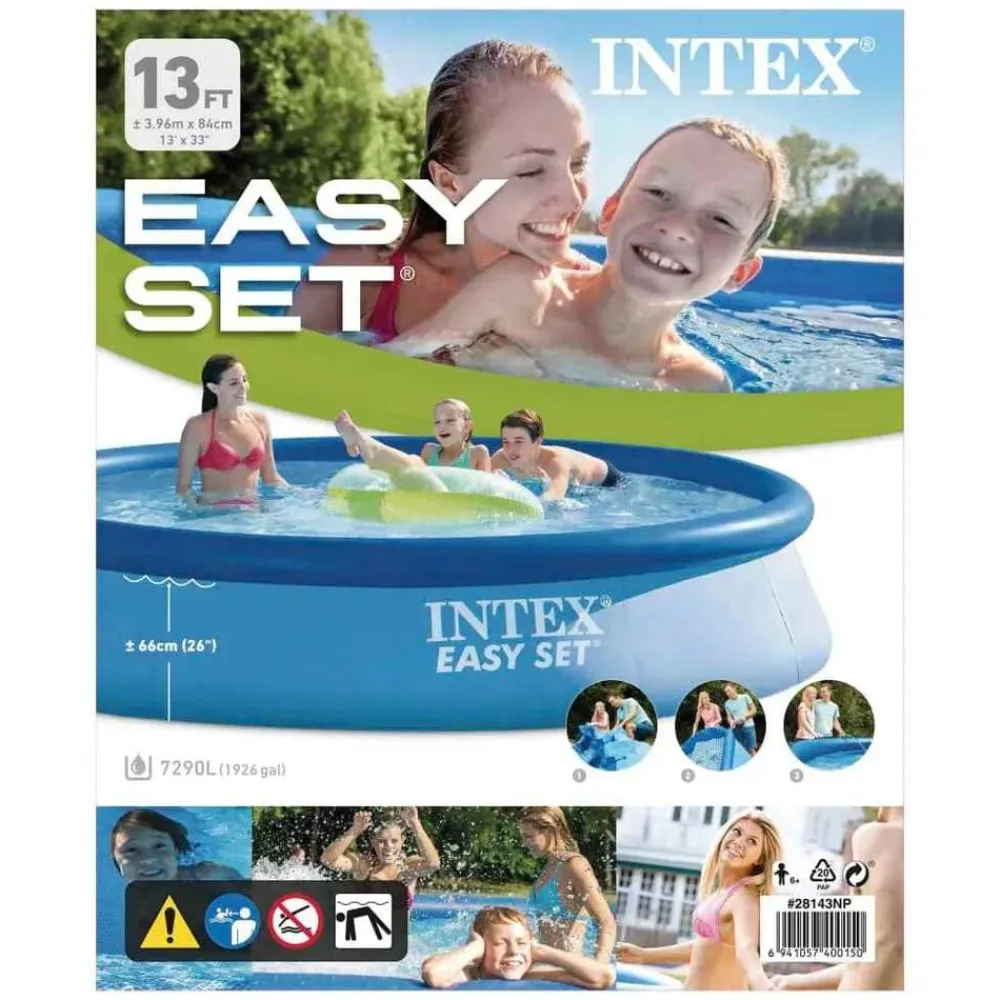 INTEX Piscina Y Spa-Piscina Easy Set 396x84 cm 28143NP