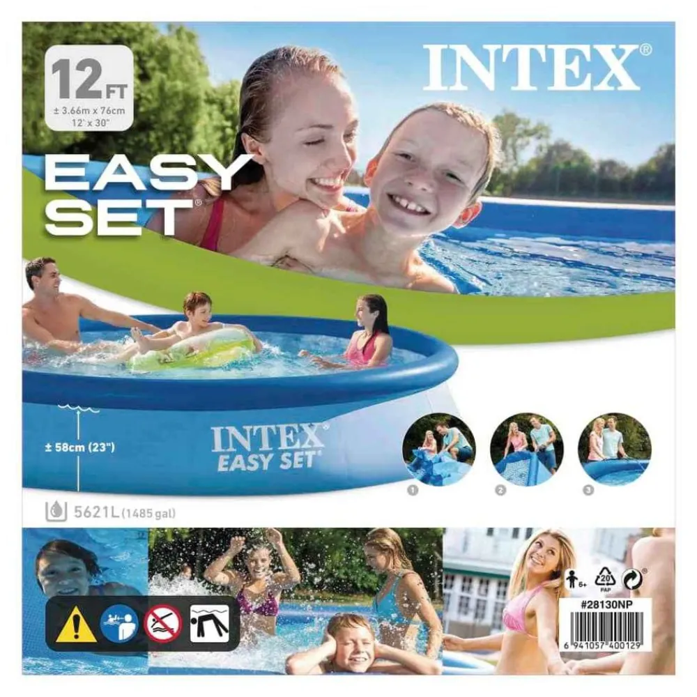 INTEX Piscina Y Spa-Piscina Easy Set 366x76 cm 28130NP