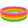 INTEX Piscina Y Spa-Piscina inflable con 4 anillos Sunset 168x46 cm