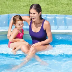 INTEX Piscina Y Spa-Piscina inflable Family Lounge Pool 57190NP