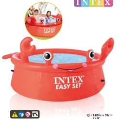 INTEX Piscina inflable Happy Crab Easy Set 183x51 cm Outlet