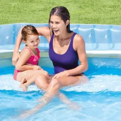 INTEX Piscina Y Spa-Piscina inflable Swim Center Family Lounge Pool