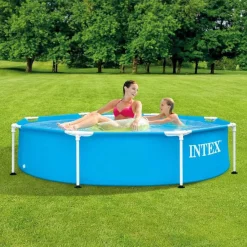 INTEX Piscina Y Spa-Piscina Metal Frame 244x51 cm