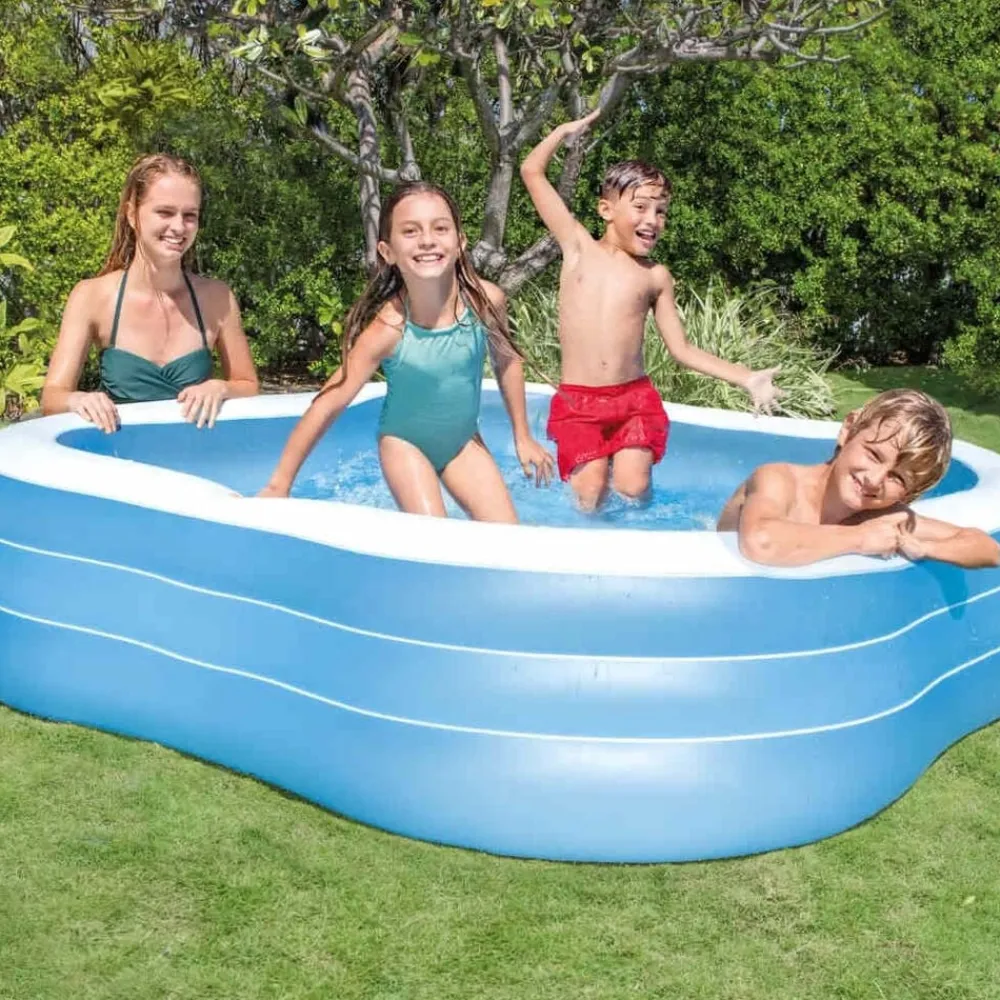 INTEX Piscina Y Spa-Piscina Swim Center Beach Wave 229x229x56 cm 57495NP