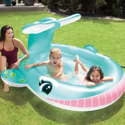 INTEX Piscina Whale Spray 201x196x91 cm Best