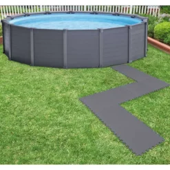 INTEX Protector suelo acolchado entrelazado 8 pzas 50x50x0,5cm 1,9m² Online