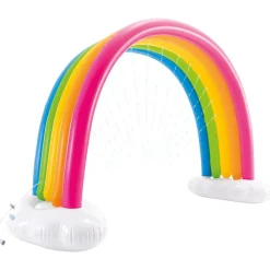 INTEX Rociador arco iris y nube multicolor 300x109x180 cm Hot