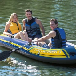 INTEX Set barca inflable con remos y bomba Challenger 3 68370NP Outlet